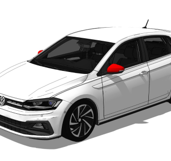 超精细汽车模型 大众高尔夫